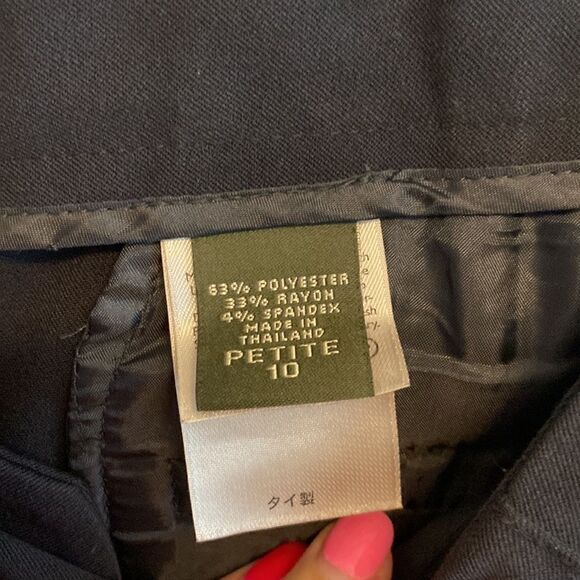 Eddie Bauer- Blakey Fit black pants- Size 10 petite - Picture 7 of 8